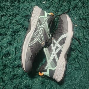 ASICS Gel-Sonoma 6 Trail Running Shoes Black Mint Gray Orange Men’s Size 11